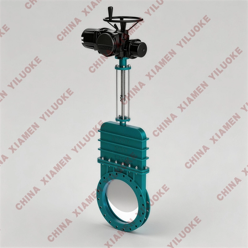 Electric Knife Gate Valve Electric Actuated Knife Gate Valve